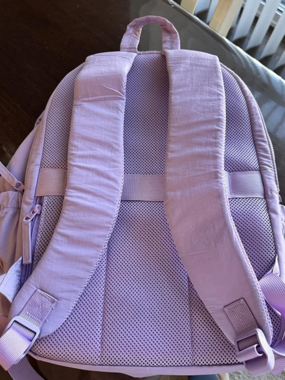 Purple Water Resistant Travel Backpack